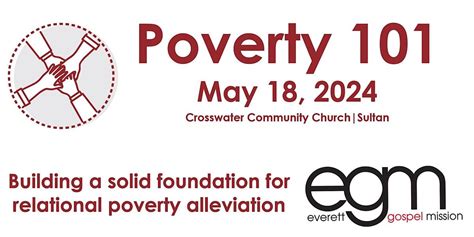 Everett Gospel Mission Poverty 101 Class @ Crosswater Community Church, Crosswater Community ...