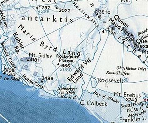 Map of Marie Byrd Land, where... : Photos, Diagrams & Topos : SummitPost