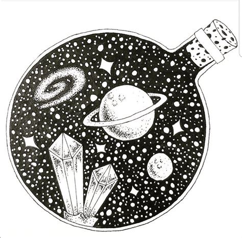 Pin by T Lyn on Alchemy, Astrology, Numerology, Sacred Geometry | Galaxy drawings, Black and ...