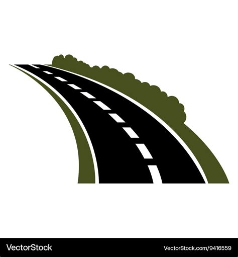 Black car road icon Royalty Free Vector Image - VectorStock