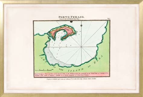 Mediterranean Nautical Chart II, C. 1801 - Celadon Art