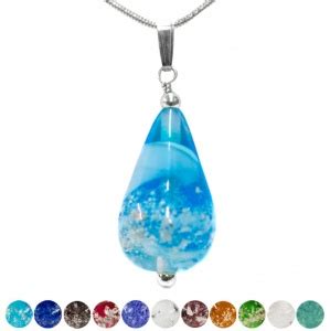 Ashes into Necklaces & Pendants by Bath Aqua Glass