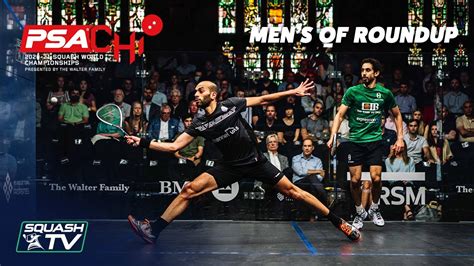 Squash: PSA World Championships 2020-21 - Men's QF Roundup [Pt.1] - YouTube