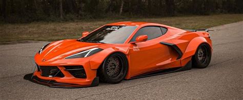 2020 Chevrolet Corvette C8 Rendered With Widebody Kit, Looks Drift-Ready - autoevolution