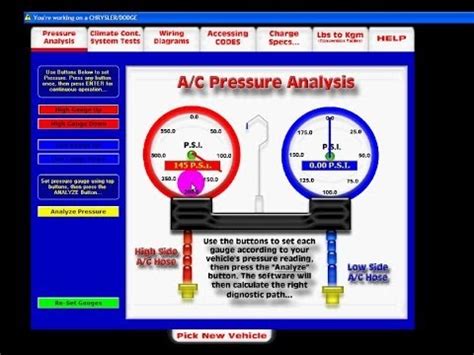 Vehicle Ac Pressure Diag Chart