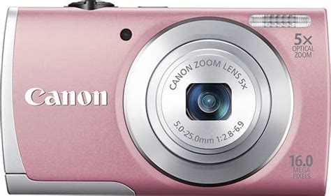 Best Buy: Canon PowerShot A2600 16.0-Megapixel Digital Camera Pink 8161B001