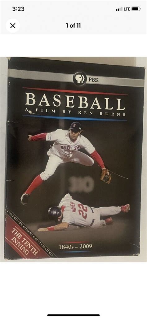 PBS Baseball Film Ken Burns 1840s-2009 Tenth Inning Featured - READ - FREE SHIP! 97368960442 | eBay