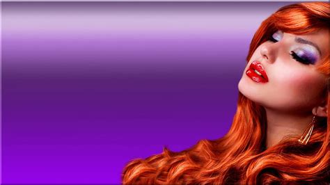 Red Hair Model Png
