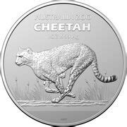 1 Dollar - Elizabeth II (6th Portrait - Australia Zoo-Cheetah - Silver Bullion Coin) - Australie ...
