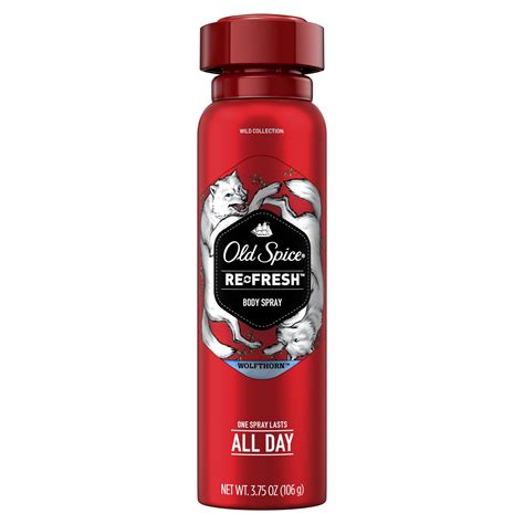 Old Spice Body Spray for Men Wild Wolfthorn Scent, 3.75 oz - Walmart.com