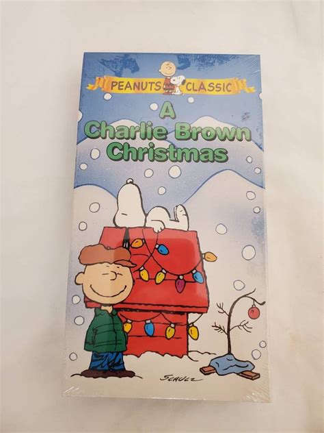 A Charlie Brown Christmas VHS 1996, Peanuts Classic Christmas, Charlie Brown Holiday Specials ...