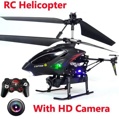 Aliexpress.com : Buy Rc Helicopter Drone With Camera Avatar 3.5 CH Metal Remote Control Shatter ...