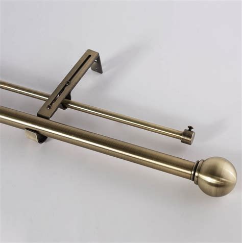 Adjustable Double Curtain Rod Brackets | Home Design Ideas