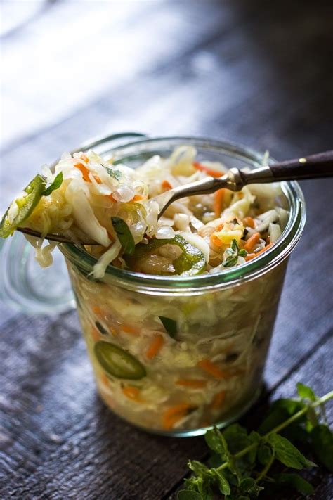 Curtido - A cultured Salvadorian Slaw with cabbage, carrots, onion and oregano. Simple to make ...