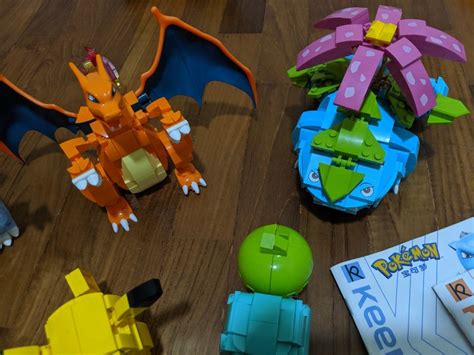 Keeppley Pokemon 'lego' set Charizard Blastoise Vensaurus Pikachu Psyduck Bulbasaur, Hobbies ...