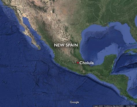 2.2.10: Map of Cholula, from the relaciones geográficas - Humanities ...