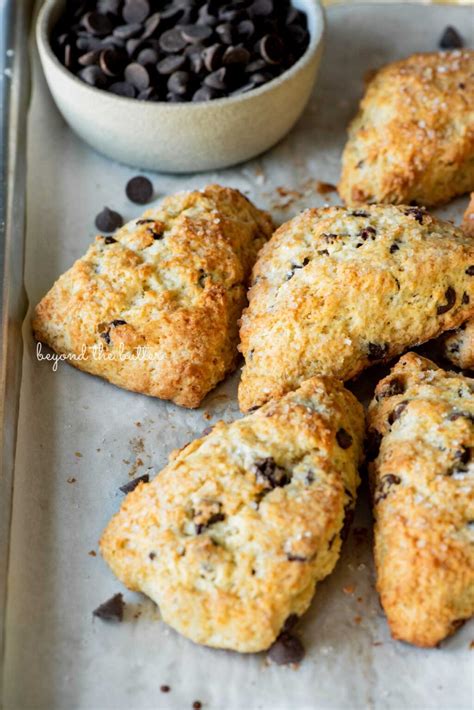 Chocolate Chip Scones - Beyond the Butter