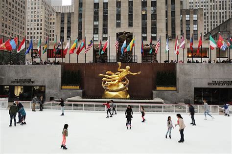 The Rockefeller Ice Skating Rink is Open for the Holiday Season