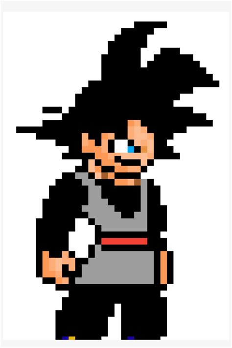 Goku Black - Pixel Art Dibujos Pixelados Dragon Ball - 1200x1200 PNG Download - PNGkit