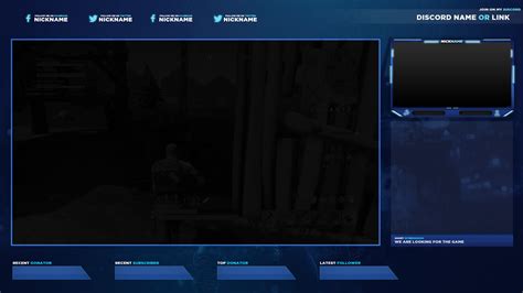 FREE TWITCH STREAM OVERLAY TEMPLATE 2018 #5 | Behance