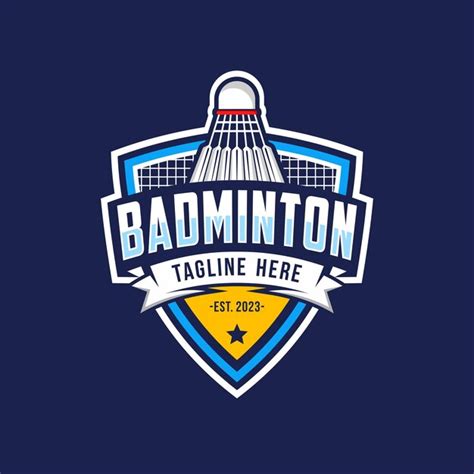 Premium Vector | Badminton club logo template badminton tournaments logotype concept abstract ...