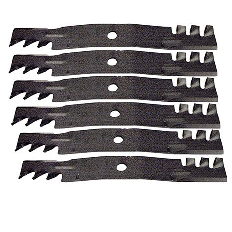 Set Of 6 Lawn Mower Blades Replaces Fits John Deere M143520 18 7/8"X ...