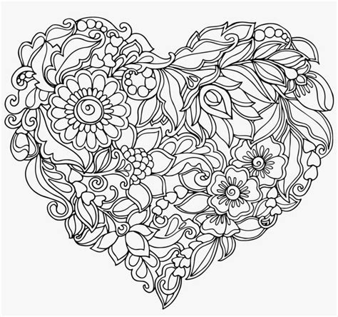 Free Heart Mandala Coloring Pages