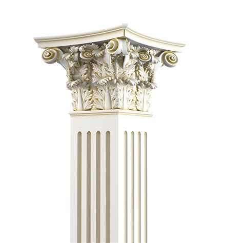 Corinthian Column 3D Model $30 - .max .fbx .obj - Free3D