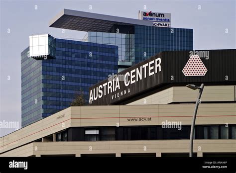 Donau City; Austria Center Vienna, Austria, Vienna Stock Photo - Alamy