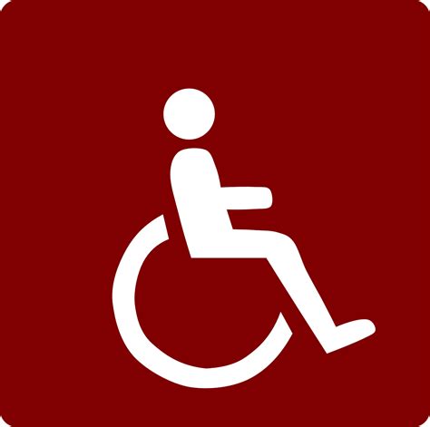 Download Wheelchair, Impaired, Red. Royalty-Free Vector Graphic - Pixabay