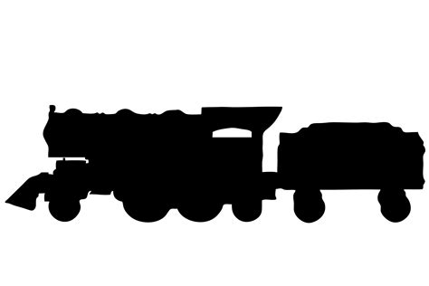 Steam Train Silhouette at GetDrawings | Free download