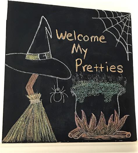 Chalkboard Art Halloween