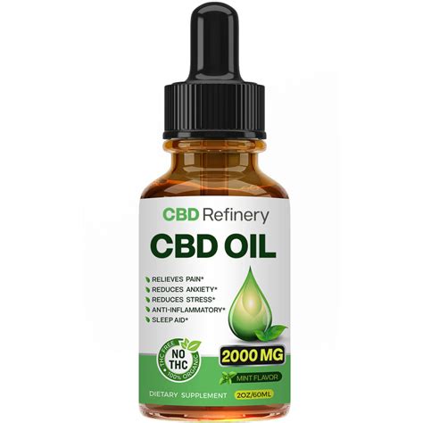 Full Spectrum CBD Oil 2000MG - CBD Refinery