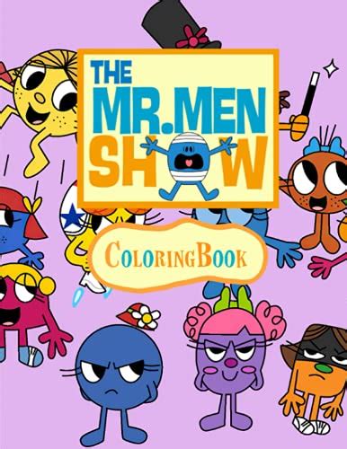 Mr.Men Coloring Book: Coloring Pictures For Kids And Adults Of All Ages ...