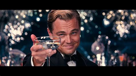 Leonardo Dicaprio Wine Glass Movie A man who it seems is happy to raise ...