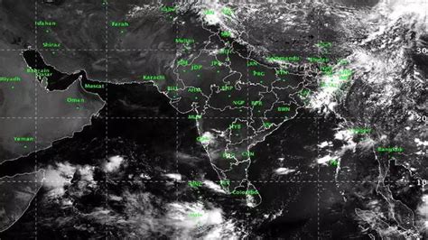 Latest Satellite Map Of India Imd - China Map Tourist Destinations