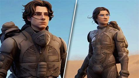 Fortnite x Dune collab leak reveals Timothée Chalamet and Zendaya skins ...