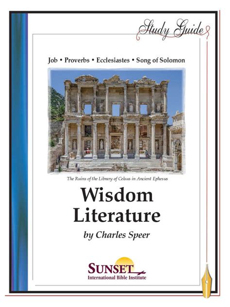 Wisdom Literature Study Guide