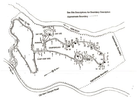 Kern River Campground Map