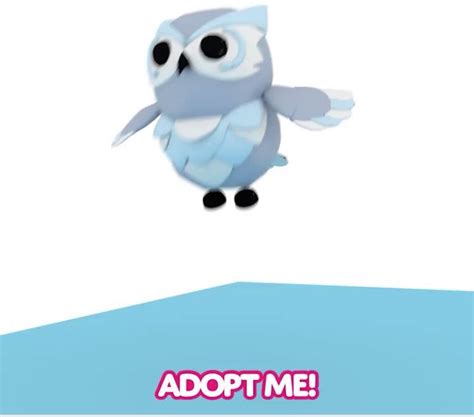 The Snow Owl ️ is ready to fly right into ADOPT ME | Snow owl, Adoption, Owl