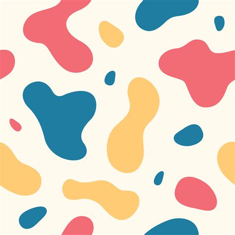 Abstract liquid shape seamless pattern vector illustration 5217584 ...