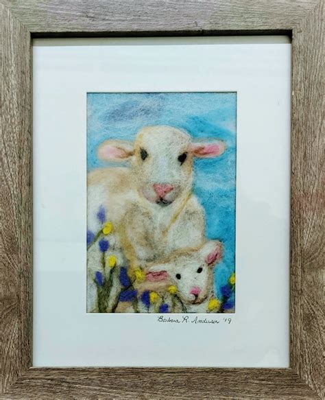 0470 – Sheep and Lamb – Art Shop – Robert Kananaj Gallery