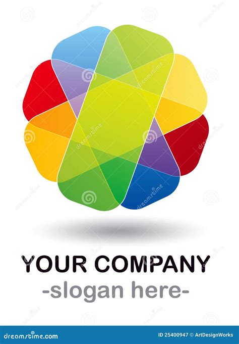 Color Logo Design Royalty Free Stock Photography - Image: 25400947