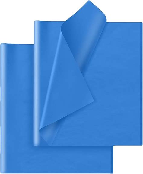 Amazon.com: Blue Tissue Paper for Gift Bags - 30 Sheets of Blue Wrapping Tissue Paper Bulk ...