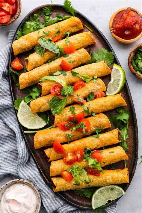 Beef Taquitos (In Both the Oven and Air Fryer!) - cookoutmenuworld