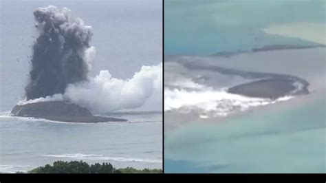 World's newest island emerges near Japan after underwater volcanic ...