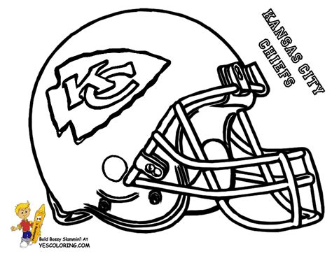 Printable Kansas City Chiefs Helmet Coloring Page - Free Printable ...