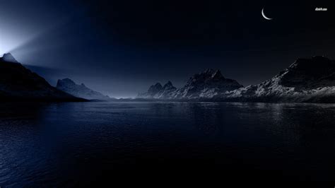 Mountain Night Wallpaper - WallpaperSafari