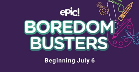 New! Boredom Busters with Epic Originals.