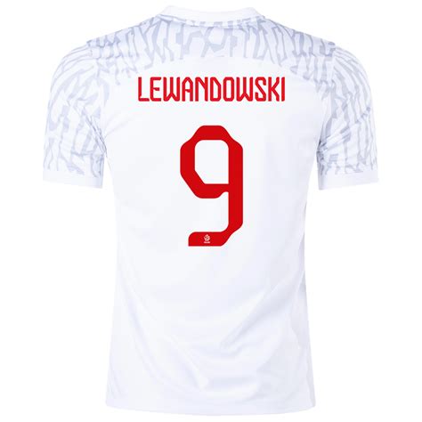 LEWANDOWSKI #9 Poland Home Jersey World Cup 2022 | Gogoalshop